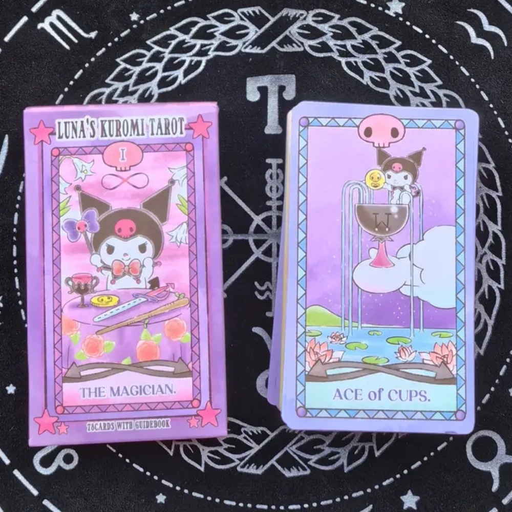 Luna's Kuromi Tarot Embrace the Mystical with Sanrio's Mischief Maker Card Deck